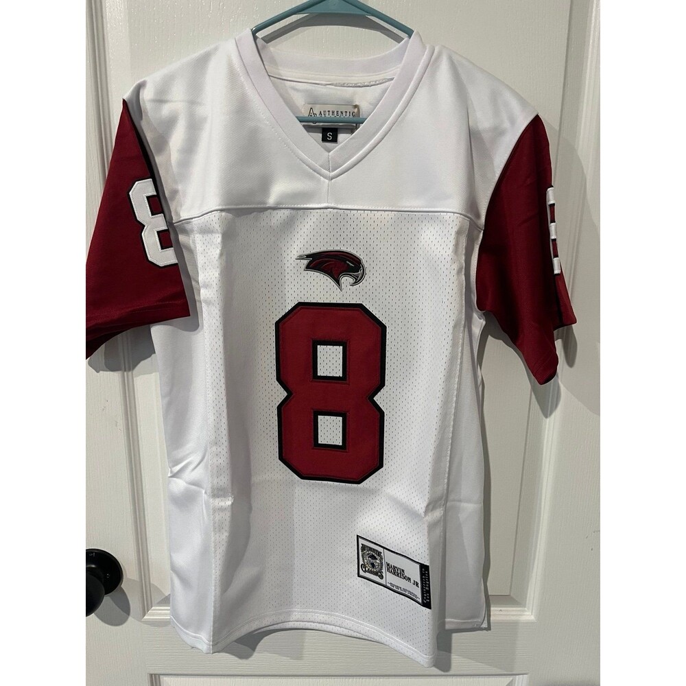 Headgear Classics Marvin Harrison Jr #8 High School Jersey White Size S NWT
